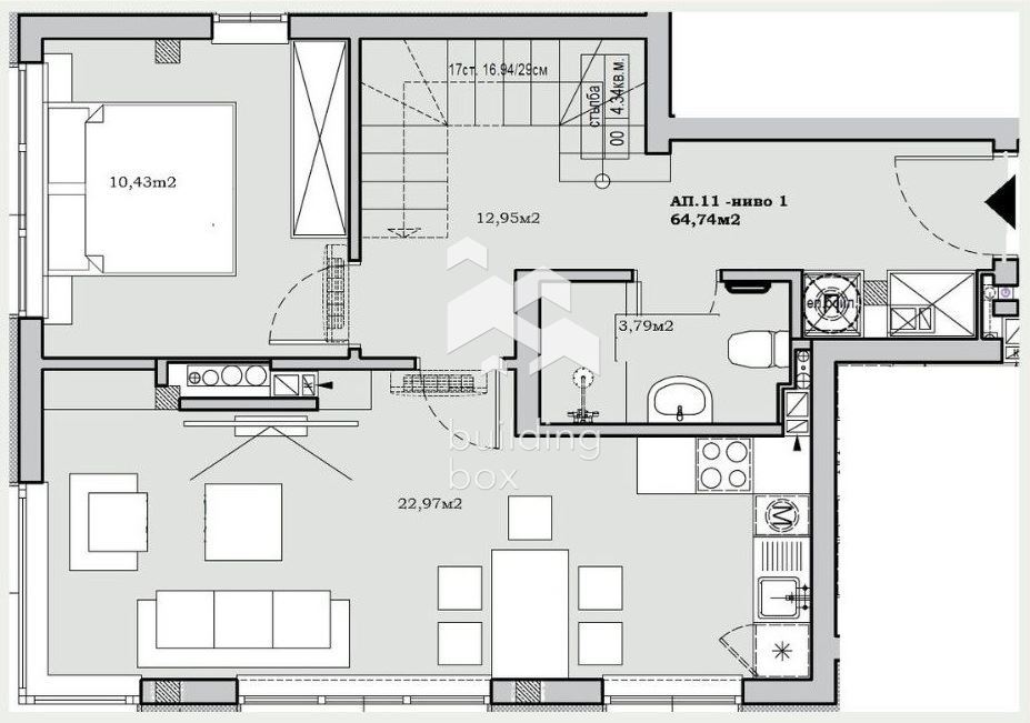 Просторен мезонет с тераса и спокойна среда - 0
