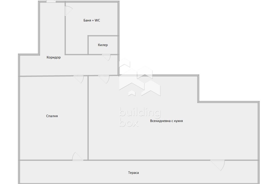 Двустаен апартамент с АКТ14 - кв. Кършияка - 0