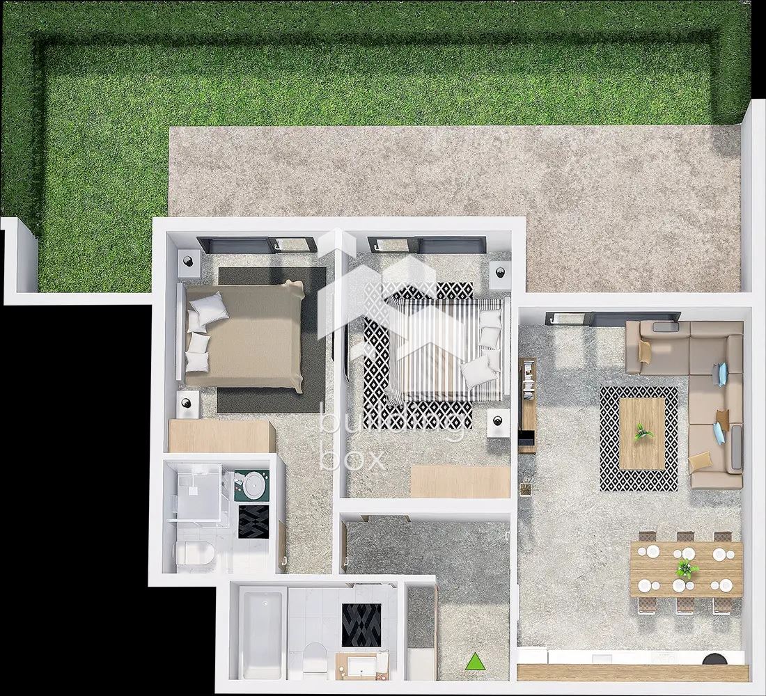 Тристаен апартамент в нов затворен комплекс в кв. Христо Смирненски. - 0