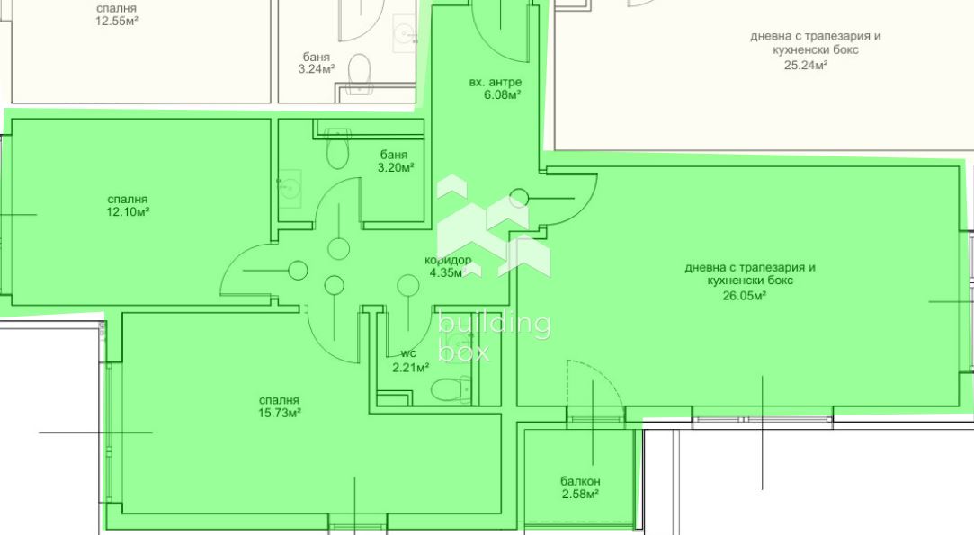 Тристаен апартамент в кв. Овча купел 2 - 0