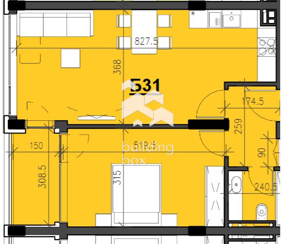 Двустаен апартамент - кв. Кършияка - 0
