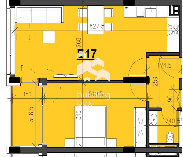 Двустаен апартамент - кв. Кършияка - 0