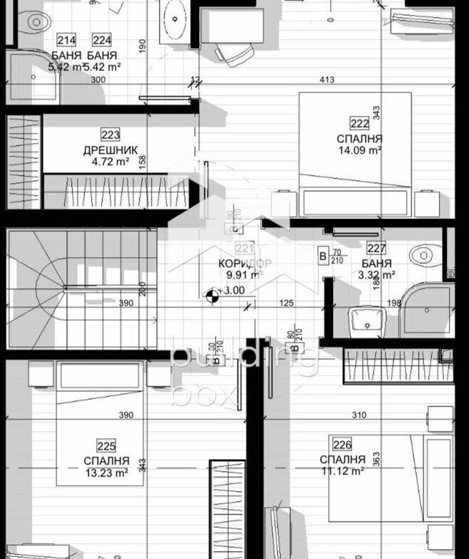 Редови къщи в село Белащица. - 0