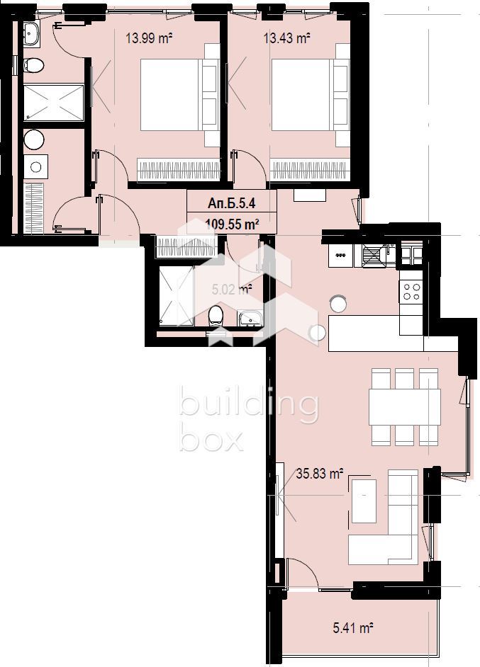 3-стаен апартамент в Камбаните - 0