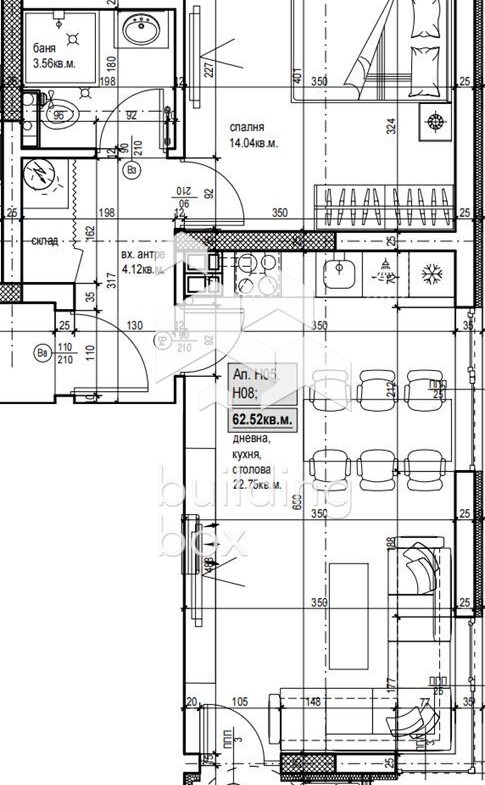 Двустаен апартамент в нов комплекс - кв. Христо Смирненски - 0