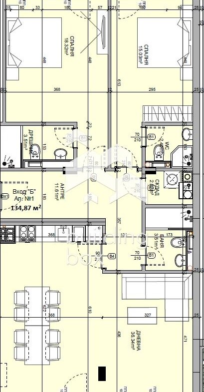 Тристаен апартамент - Манастирски Ливади-Изток - 0