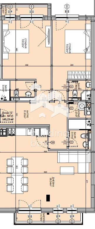 Тристаен апартамент - Манастирски Ливади-Изток - 0