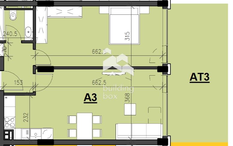 Двустаен апартамент с двор - кв. Кършияка - 0