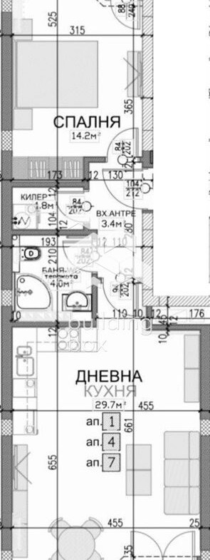 Двустаен апартамент с АКТ14 - кв. Кършияка - 0