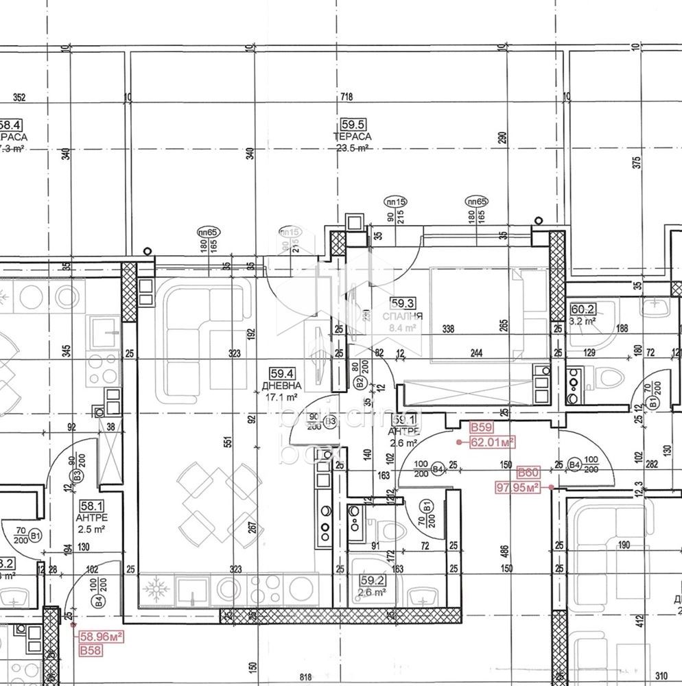 Двустаен апартамент - кв. Малинова долина - 0