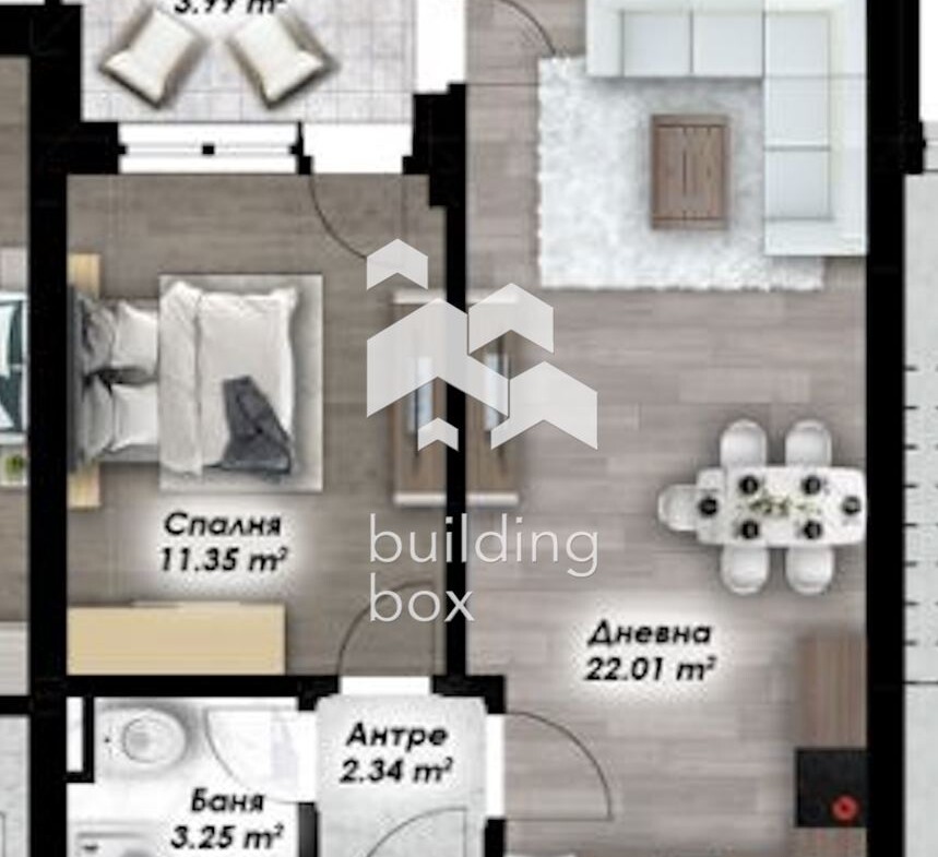 Двустаен апартамент в нова сграда - 0