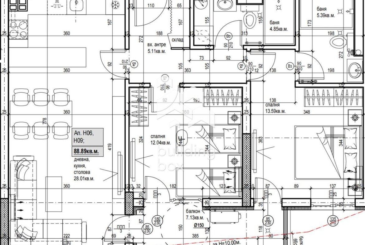 Тристаен апартамент в нов комплекс - кв. Христо Смирненски - 0
