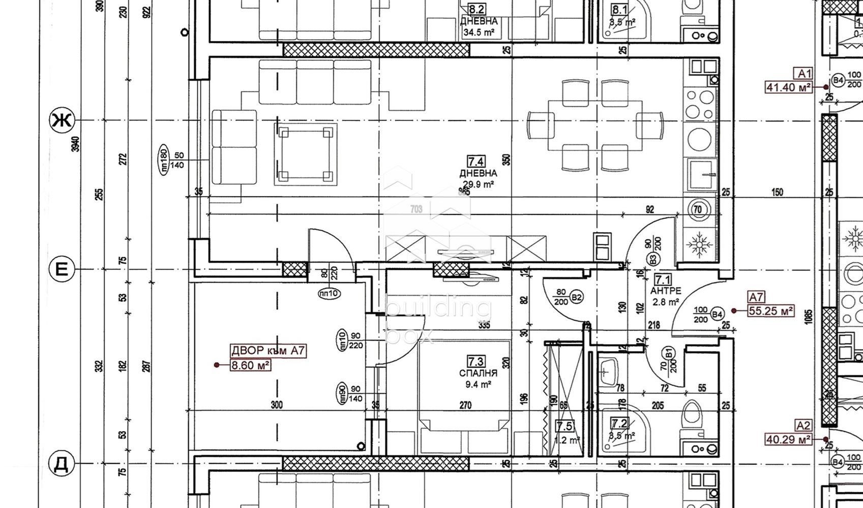Двустаен апартамент с АКТ 16 - 0