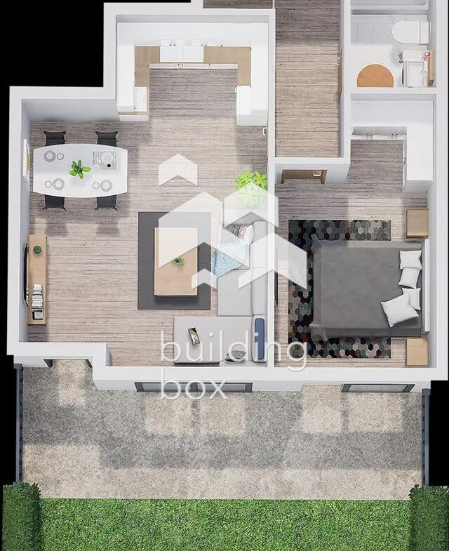 Двустаен апартамент в нов затворен комплекс - кв. Христо Смирненски - 0