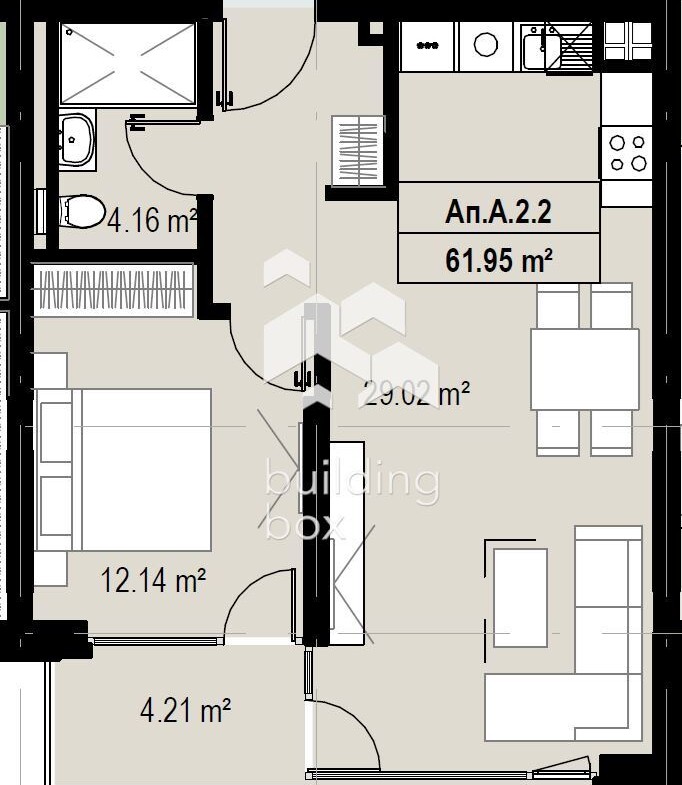 2-стаен апартамент Витошки Камбаните - 0
