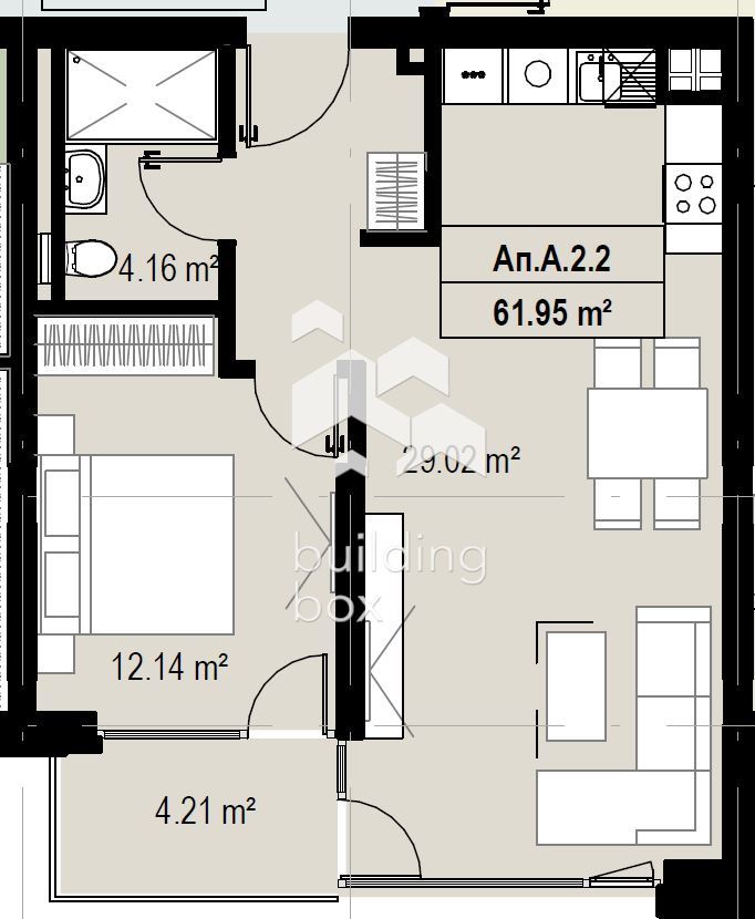 2-стаен апартамент Витошки Камбаните - 0