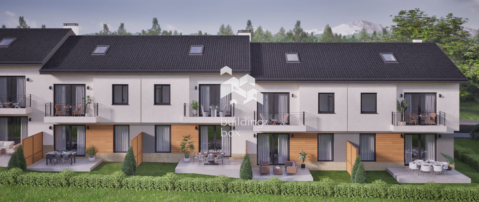 Редови къщи в село Белащица. - 0