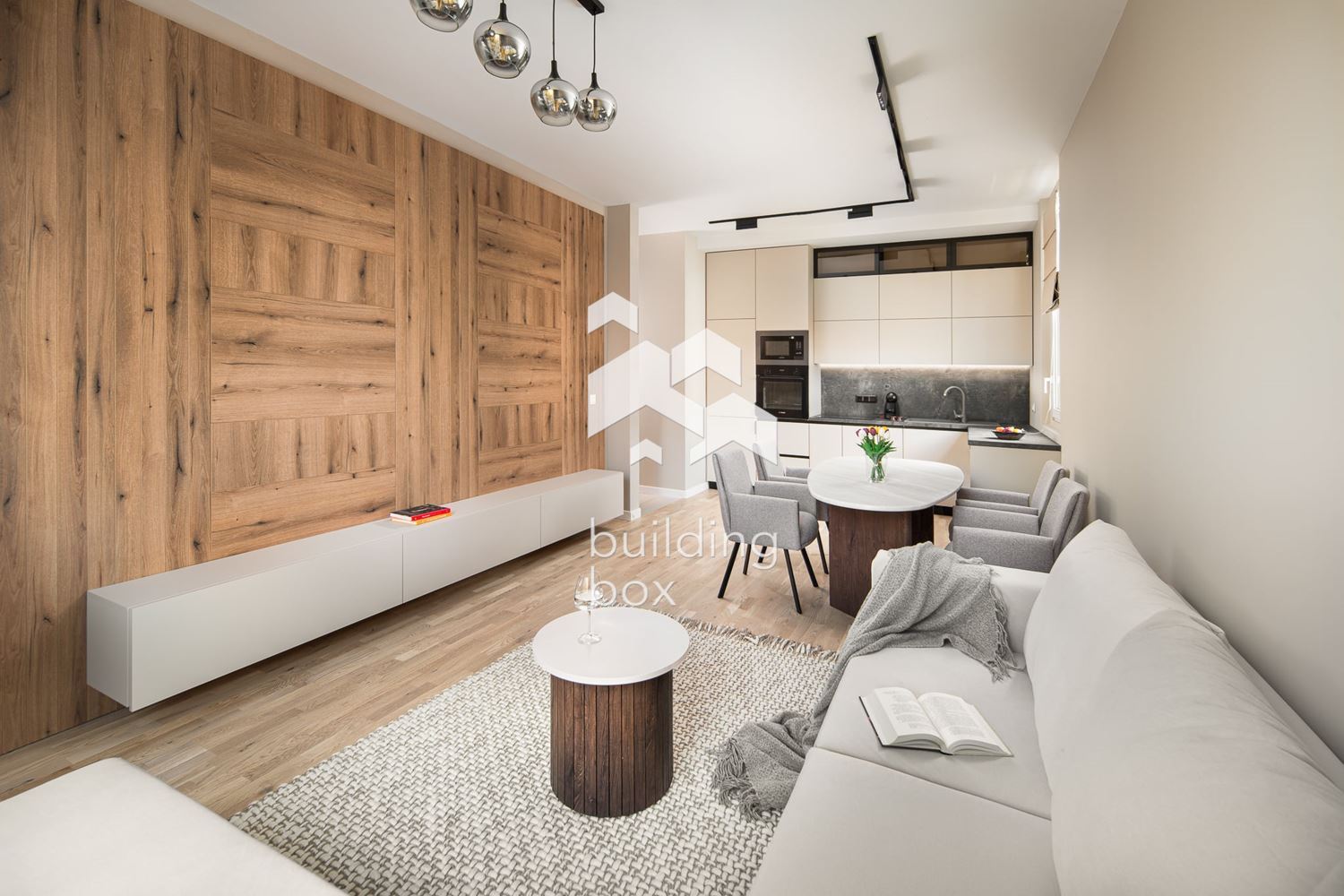 Напълно обзаведен и оборудван тристаен апартамент в комплекс „Фохар“