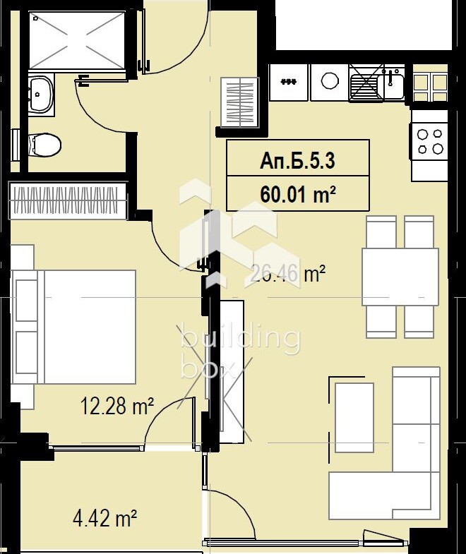 2-стаен апартамент Витошки Камбаните - 0
