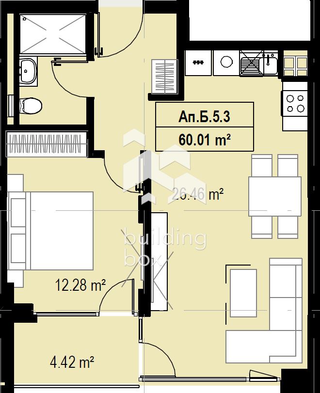2-стаен апартамент Витошки Камбаните - 0