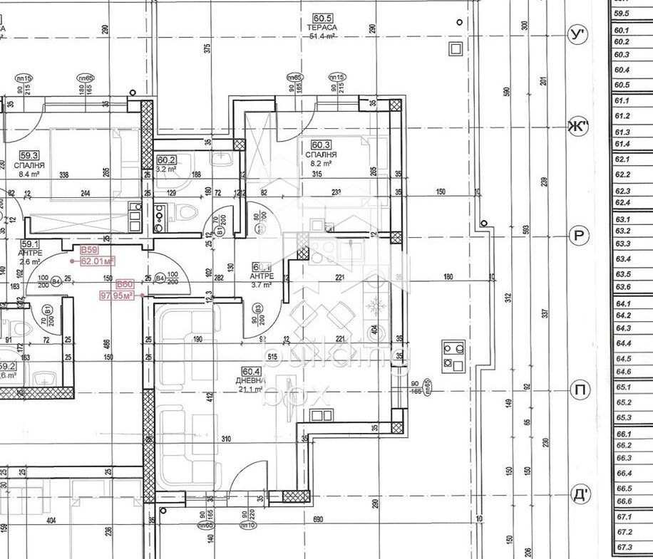 Двустаен апартамтн в близост до НСА „Васил Левски“ - 0