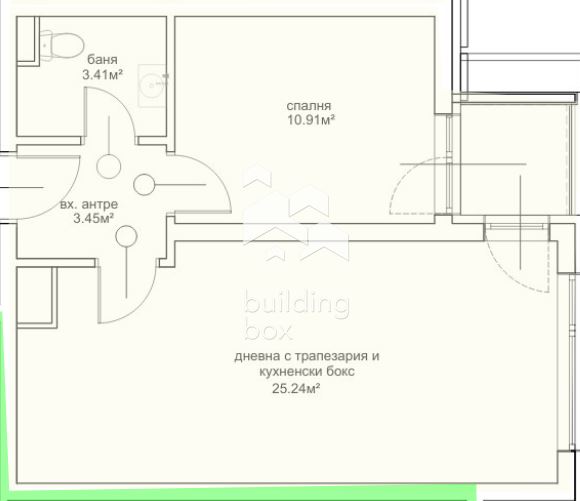 Двустаен апартамент в кв. Овча купел 2 - 0
