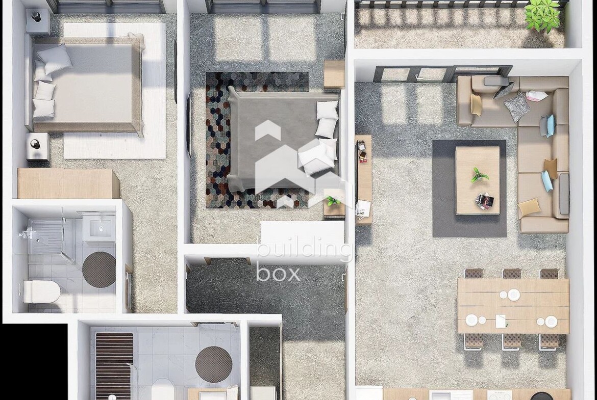 Тристаен апартамент в нов затворен комплекс - кв. Христо Смирненски - 0