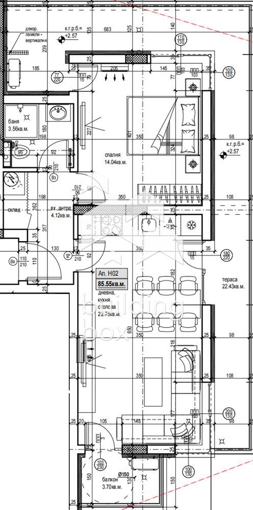 Двустаен апартамент в нов комплекс - кв. Христо Смирненски - 0