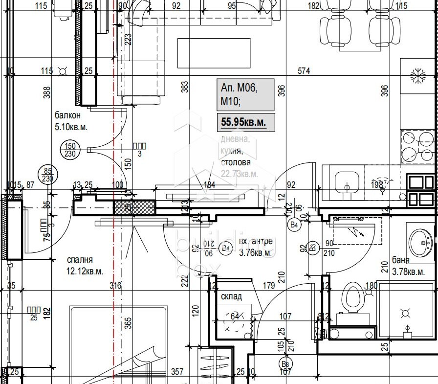 Двустаен апартамент в нов комплекс - кв. Христо Смирненски - 0