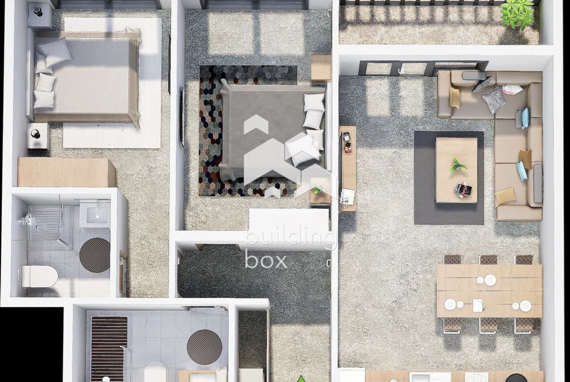 Тристаен апартамент в нов затворен комплекс - кв. Христо Смирненски - 0