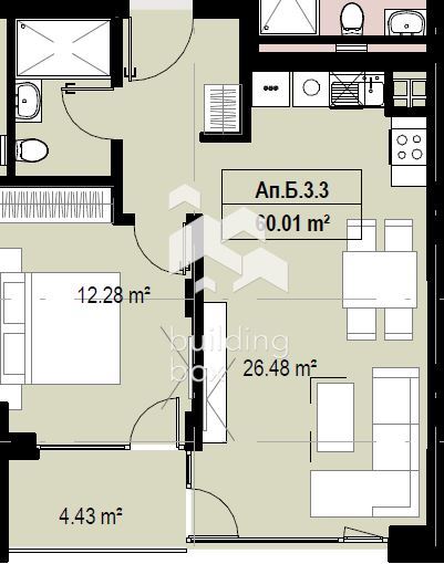 2-стаен апартамент в Камбаните - 0