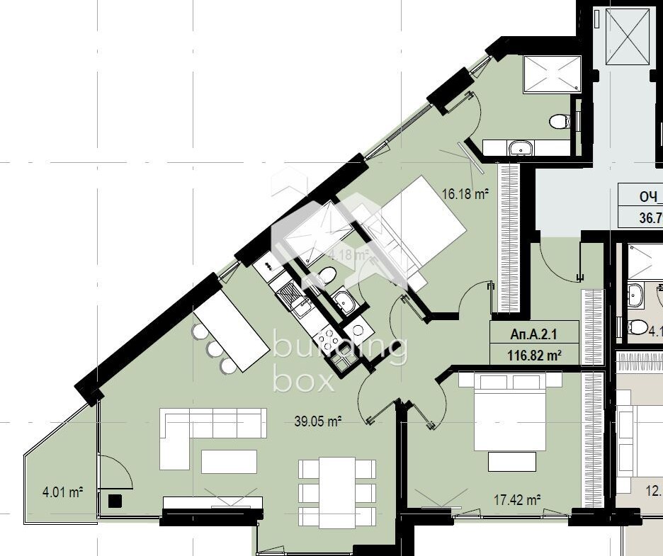 3-стаен апартамент в Камбаните - 0