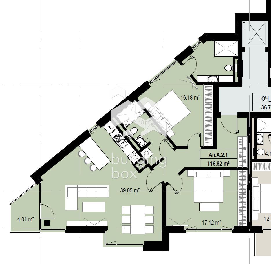 3-стаен апартамент в Камбаните - 0