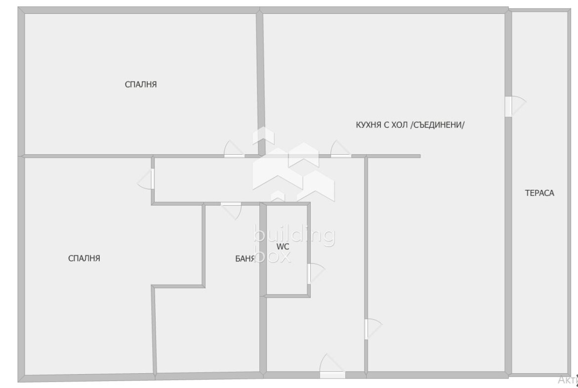 Тристаен саниран апартамент до Ефир 100 - 0