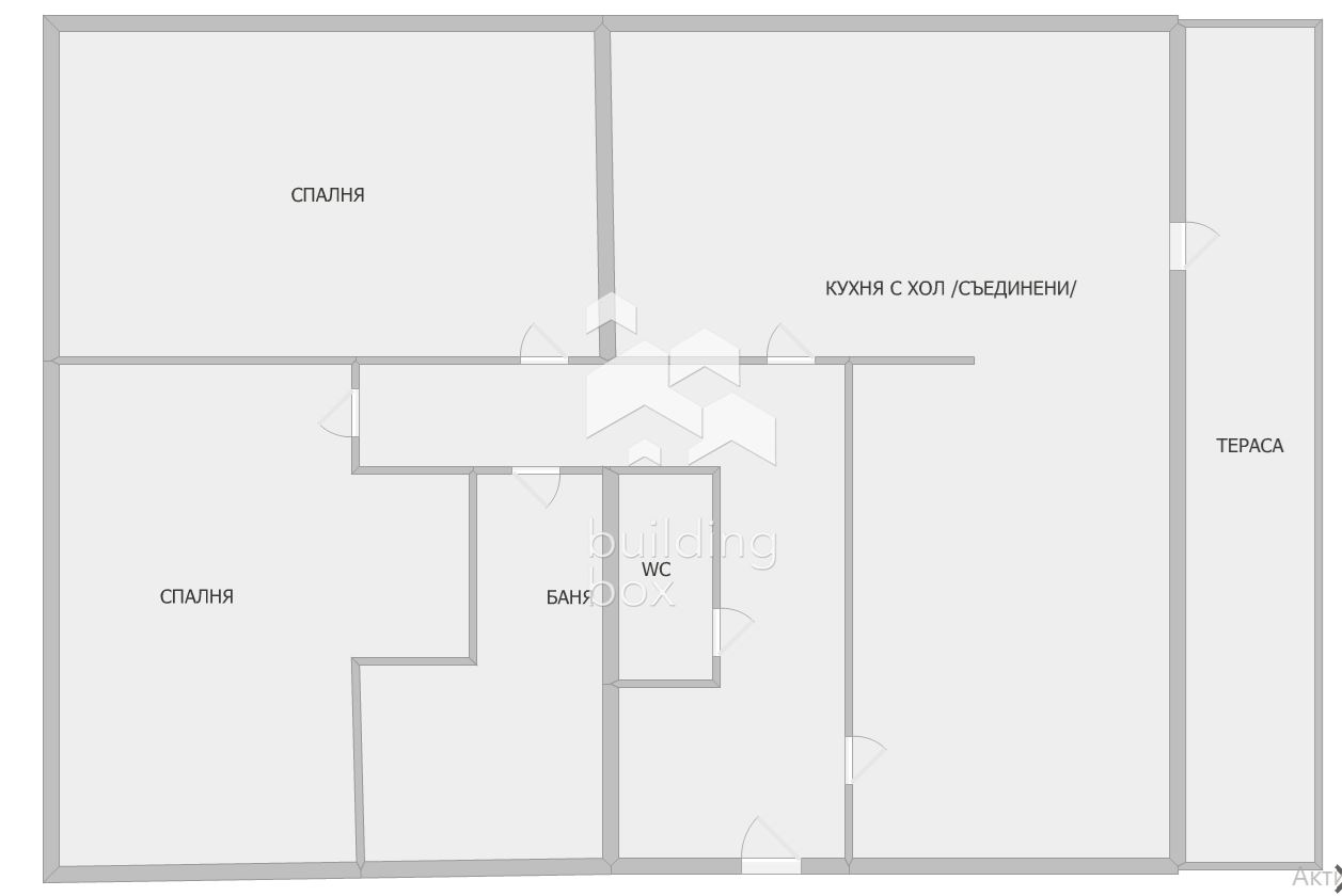 Тристаен саниран апартамент до Ефир 100 - 0
