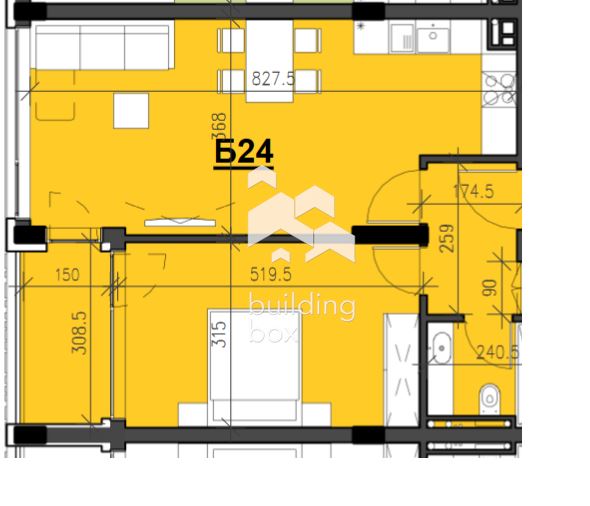 Двустаен апартамент - кв. Кършияка - 0