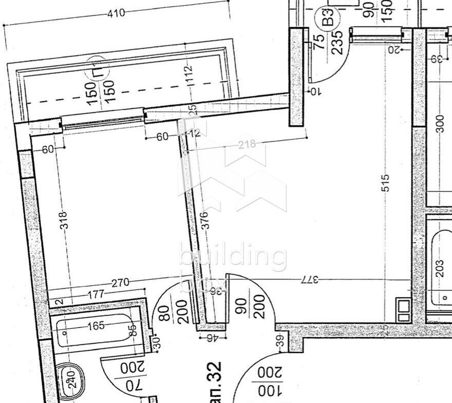 Двустаен апартамент - кв. Витоша - 0