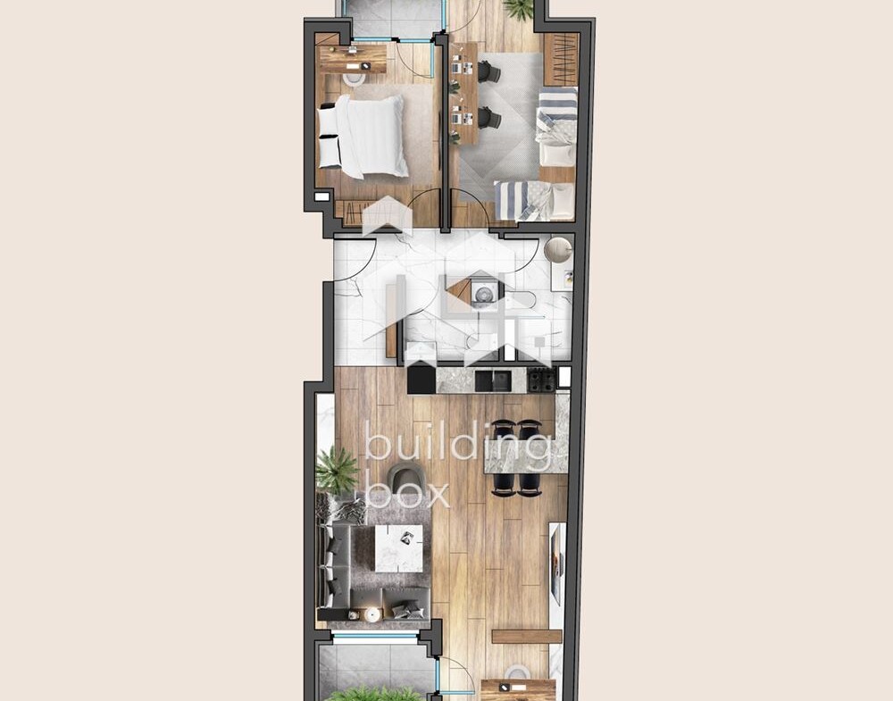 Просторен тристаен апартамент до метростанция „Надежда“ - 0