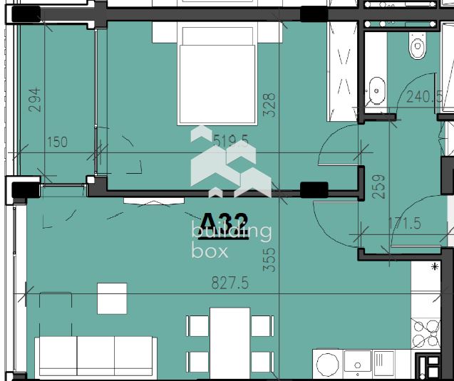 Двустаен апартамент - кв. Кършияка - 0