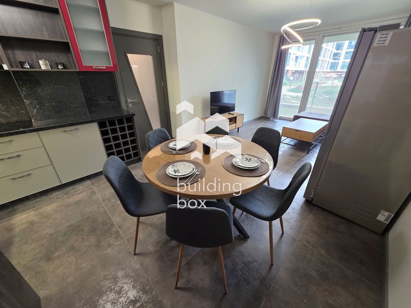 Просторен, качествено завършен двустаен апартамент с паркомясто в к-с Далия Резидънс - 0