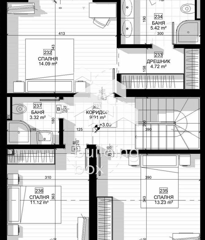 Редови къщи в село Белащица. - 0