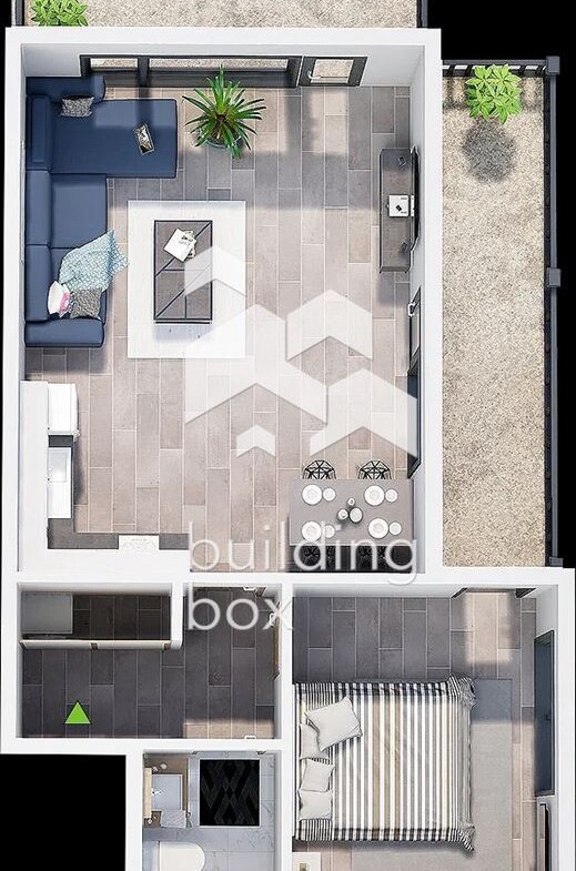 Двустаен апартамент в нов затворен комплекс - кв. Христо Смирненски - 0