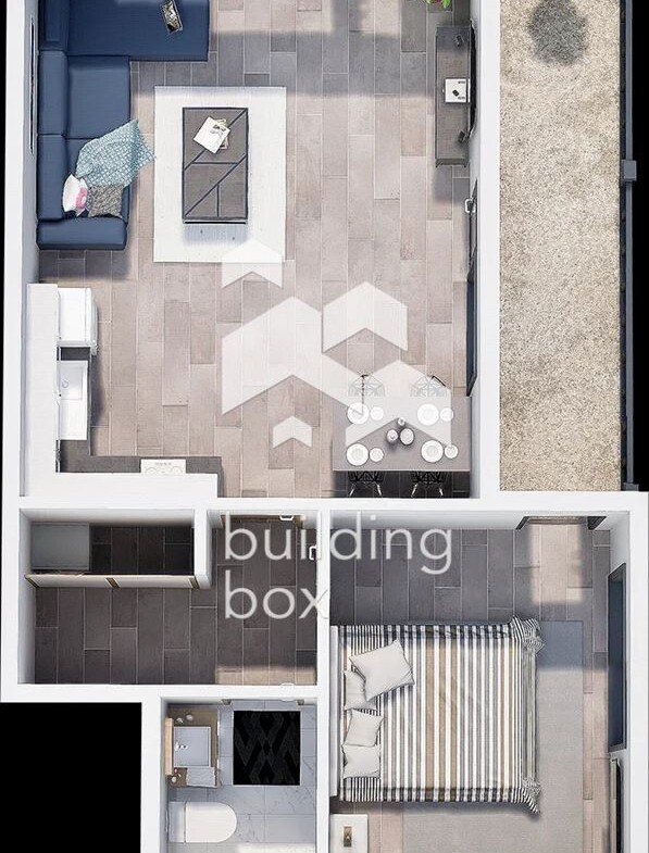 Двустаен апартамент в нов затворен комплекс - кв. Христо Смирненски - 0