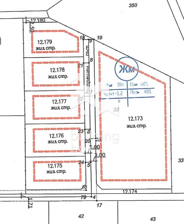 УПИ за жилищно строителство - 0