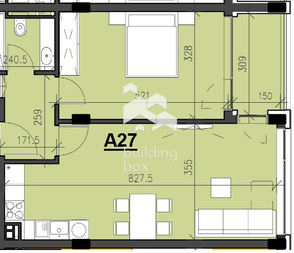 Двустаен апартамент - кв. Кършияка - 0