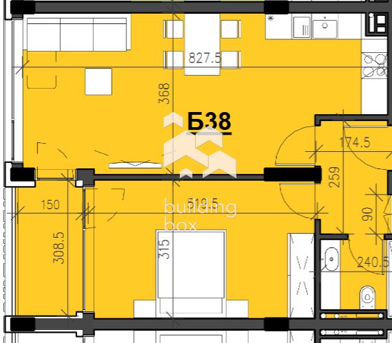 Двустаен апартамент - кв. Кършияка - 0