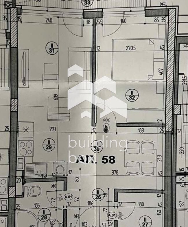 Маломерен Тристаен апартамент в Кръстова Вада - 0