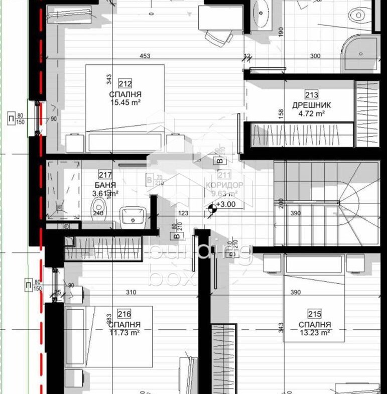 Редова къща в нов комплекс в село Белащица. - 0