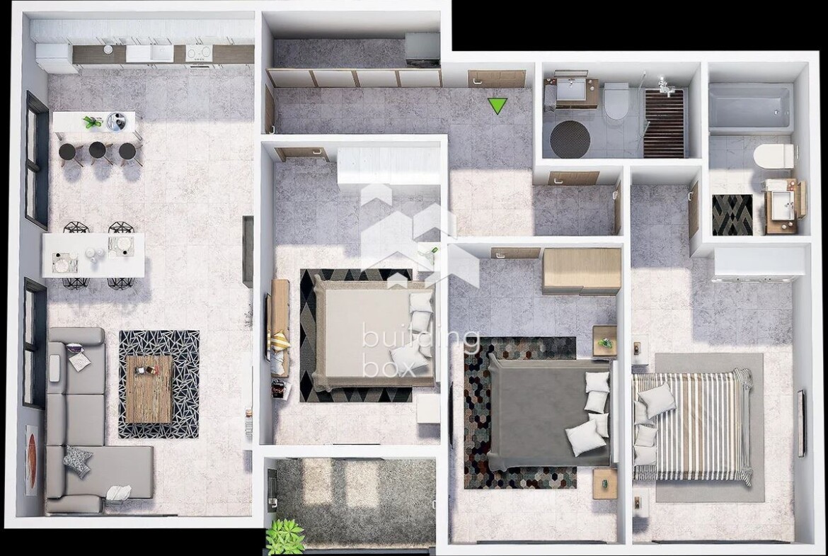 Четиристаен апартамент в нов затворен комплекс - кв. Христо Смирненски - 0