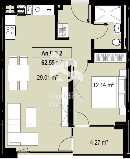 2-стаен апартамент в Камбаните - 0